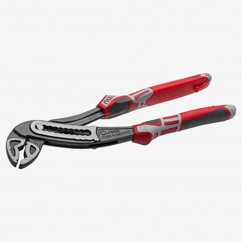 NWS 9.5" Waterpump Pliers ClassicPlus  - TitanFinish - SoftGripp, Tethered Attachment