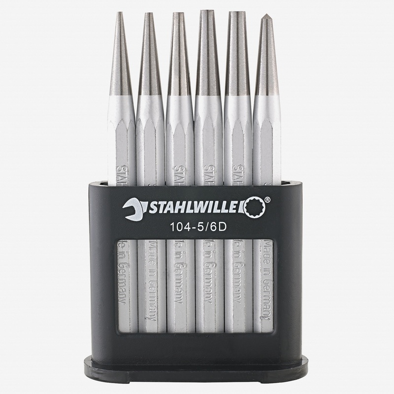 Stahlwille 104-5/6D Drift pins, center punches set