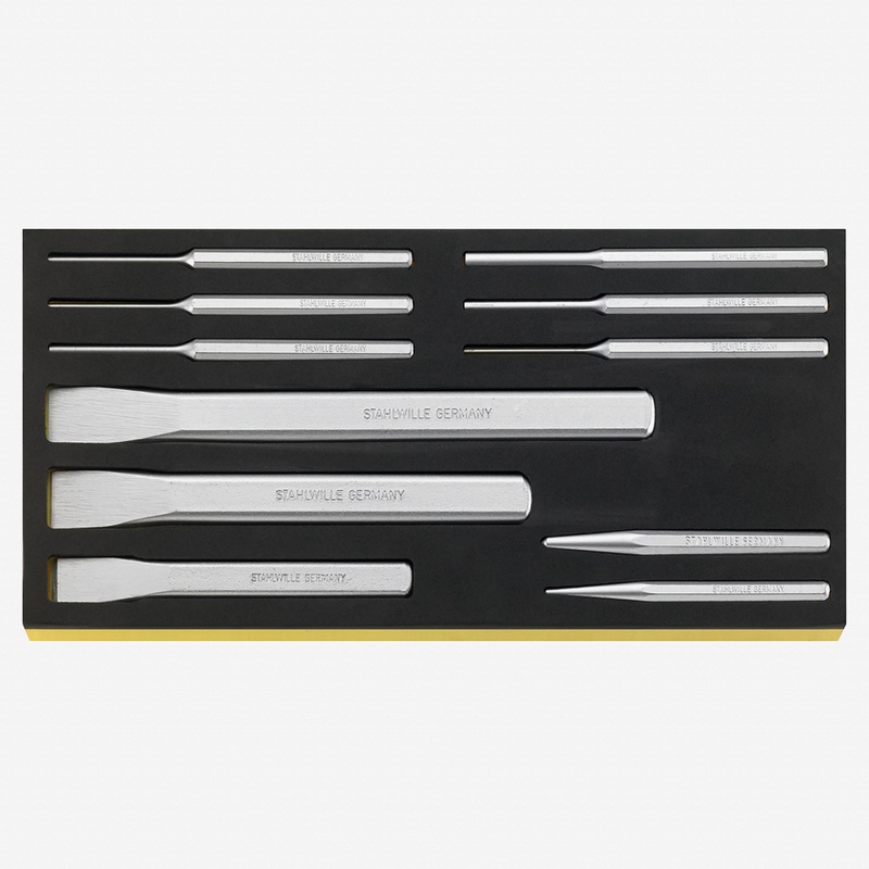 Stahlwille TCS 102-108/11 Chisels, punches in TCS inlay