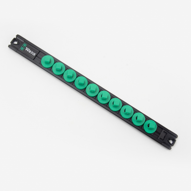 Wera 136421 Magnetic Socket Strip, 3/8" Square Drive, Empty
