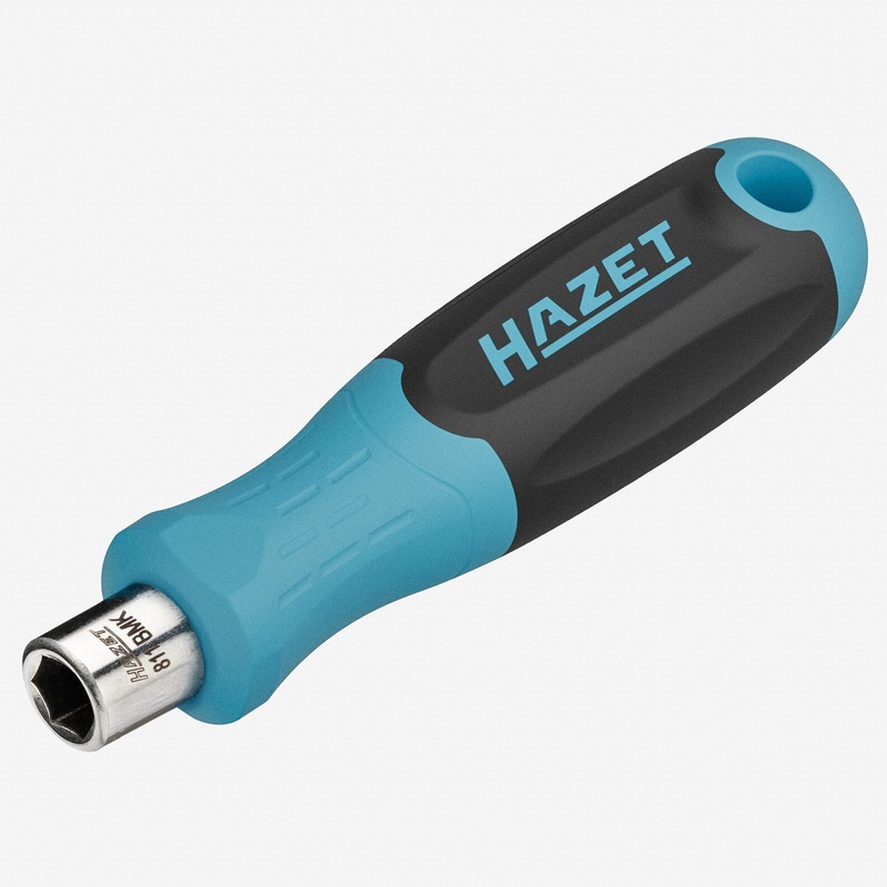 Hazet 811BMK 1/4" Compact Magnetic Bit Holding Screwdriver with 3K Handle, 80 mm