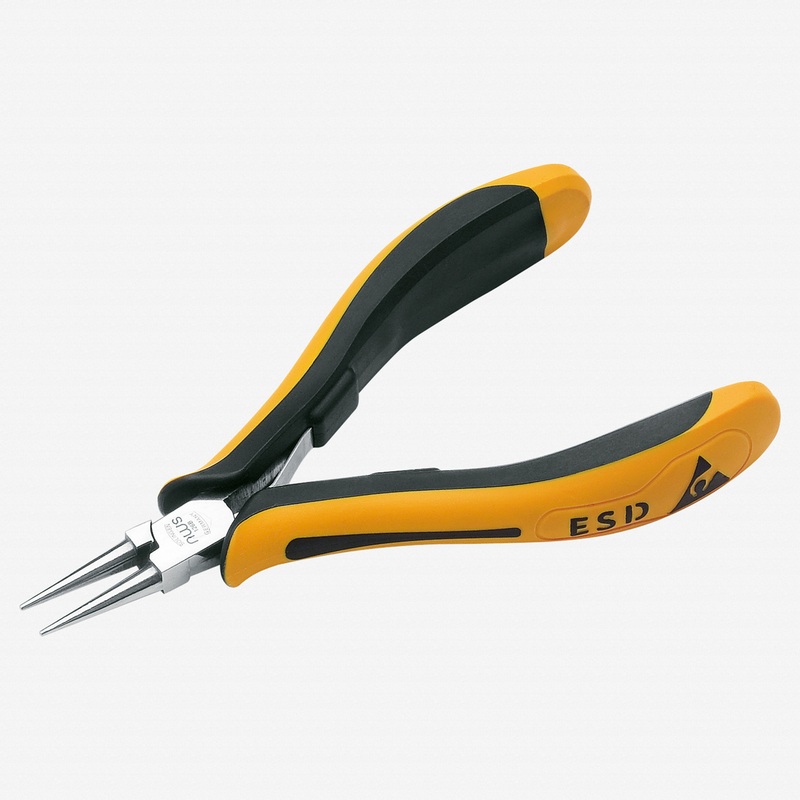 NWS 4.75" Round Nose Pliers ESD - SoftGripp