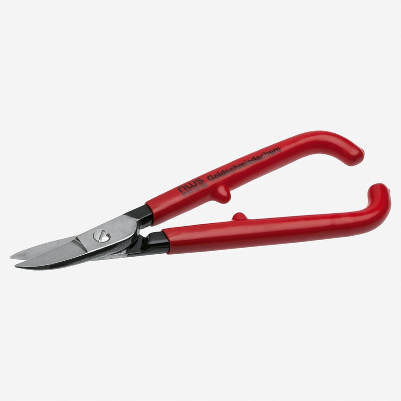 NWS 7" Jewellers' Snips - Curved Blade - Closed Handles
