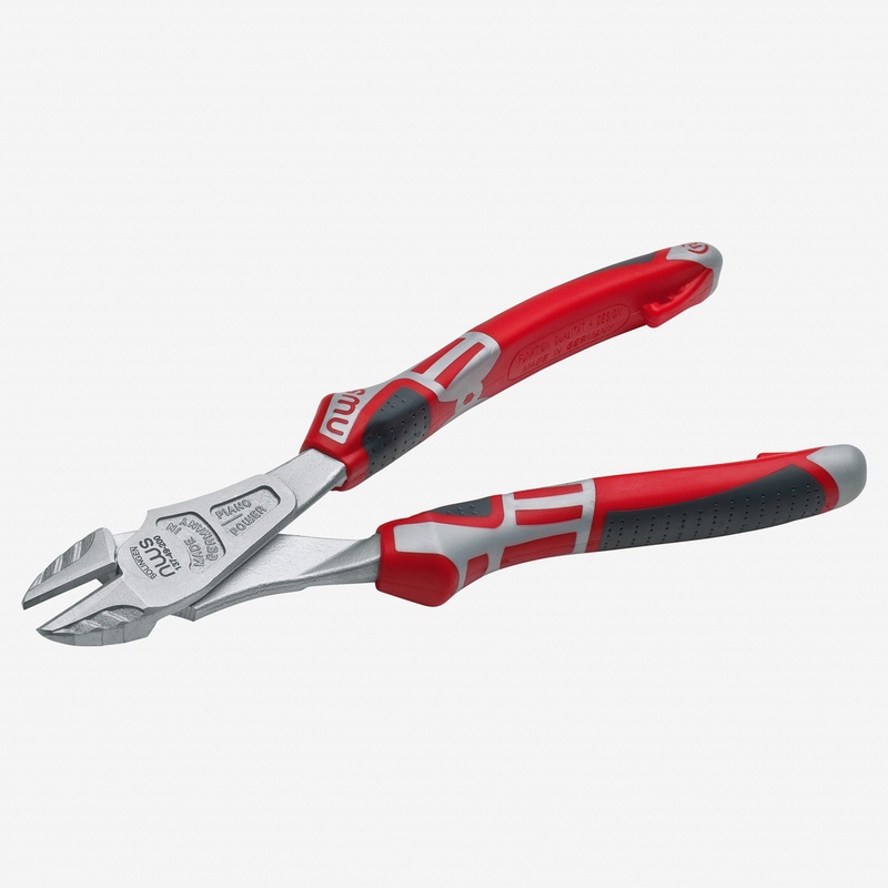 NWS 9.5" Heavy Duty Side Cutter - Matte Chromium - SoftGripp, Tethered Attachment