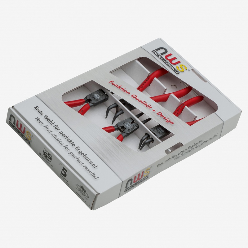 NWS Set of Internal and External Circlip Pliers 10-25mm, 4 pieces