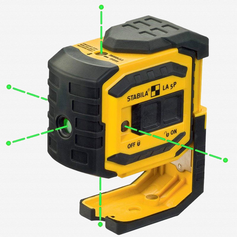 Stabila LA-5PG Green Beam 5 Point/Dot Laser