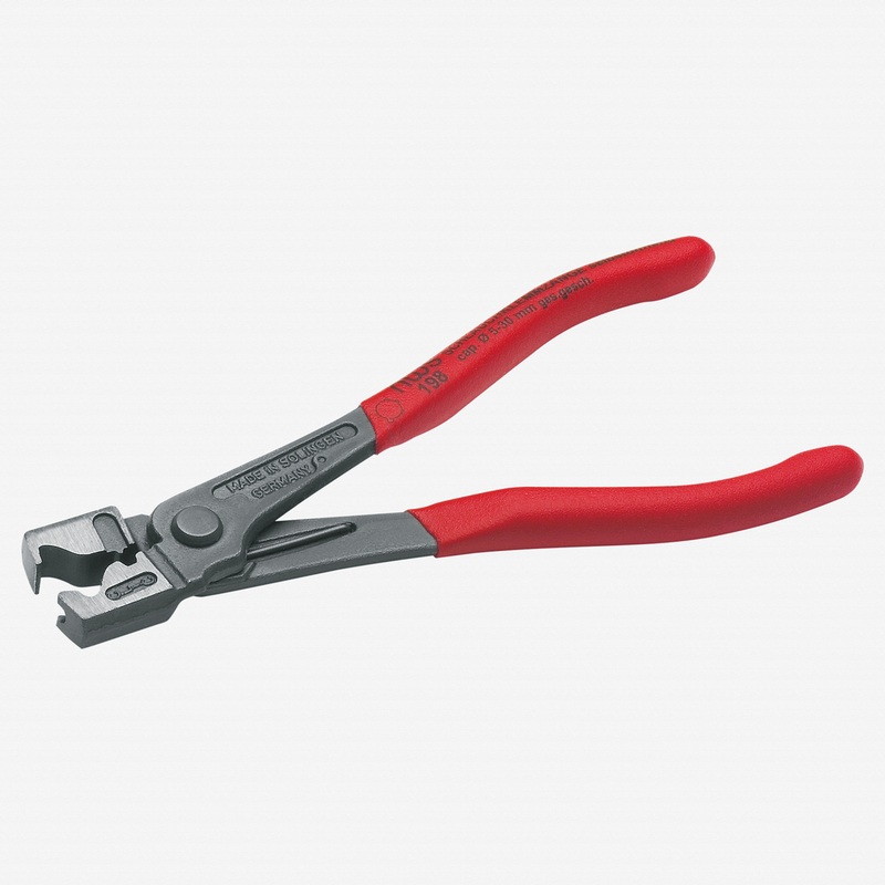 NWS 7" Hose Clip Pliers ClicClac - Atramentized - Plastic Grip
