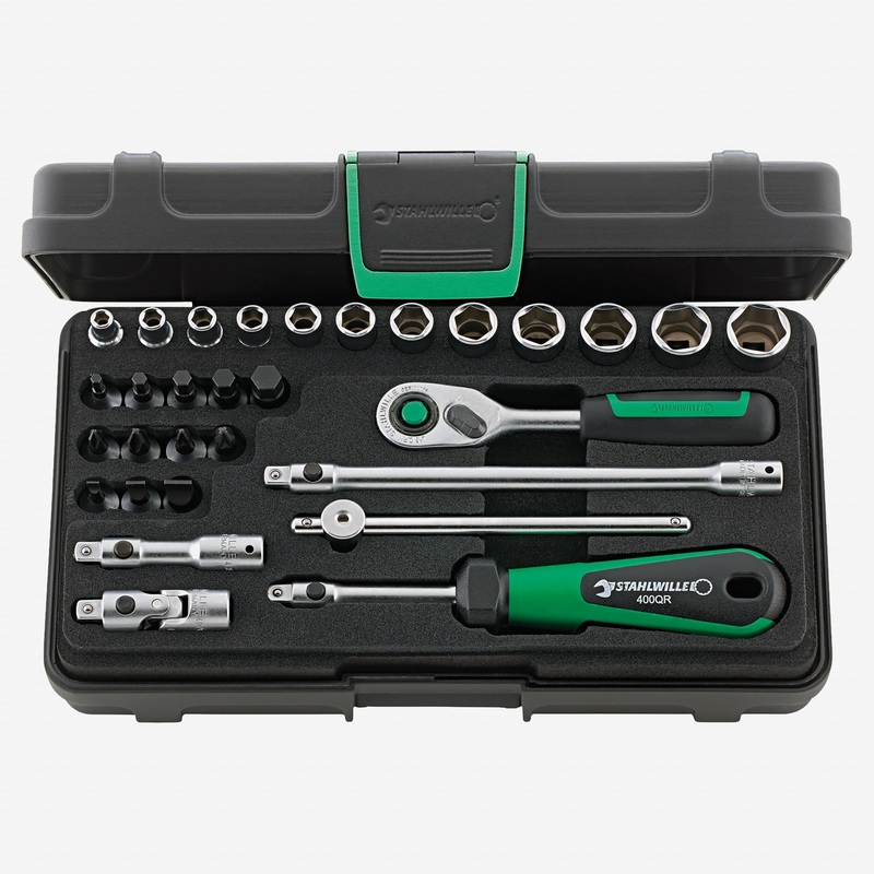 Stahlwille 40/24/6QR Socket Set 1/4" Drive, Metric, 4 - 14 mm, 30 Pieces
