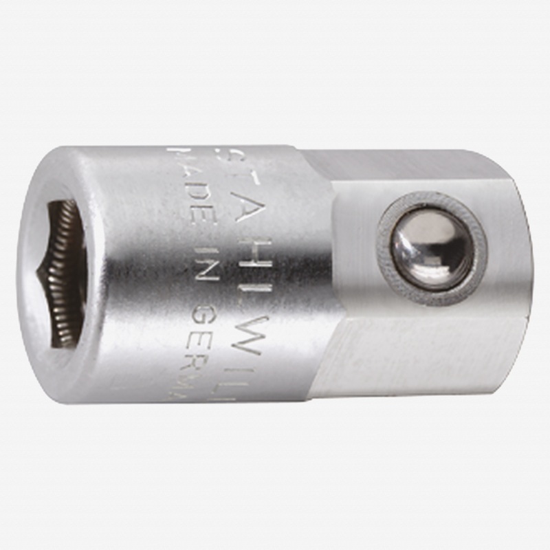 Stahlwille 412-1 Bit Holder, 1/4" (Outside 10mm Hex)