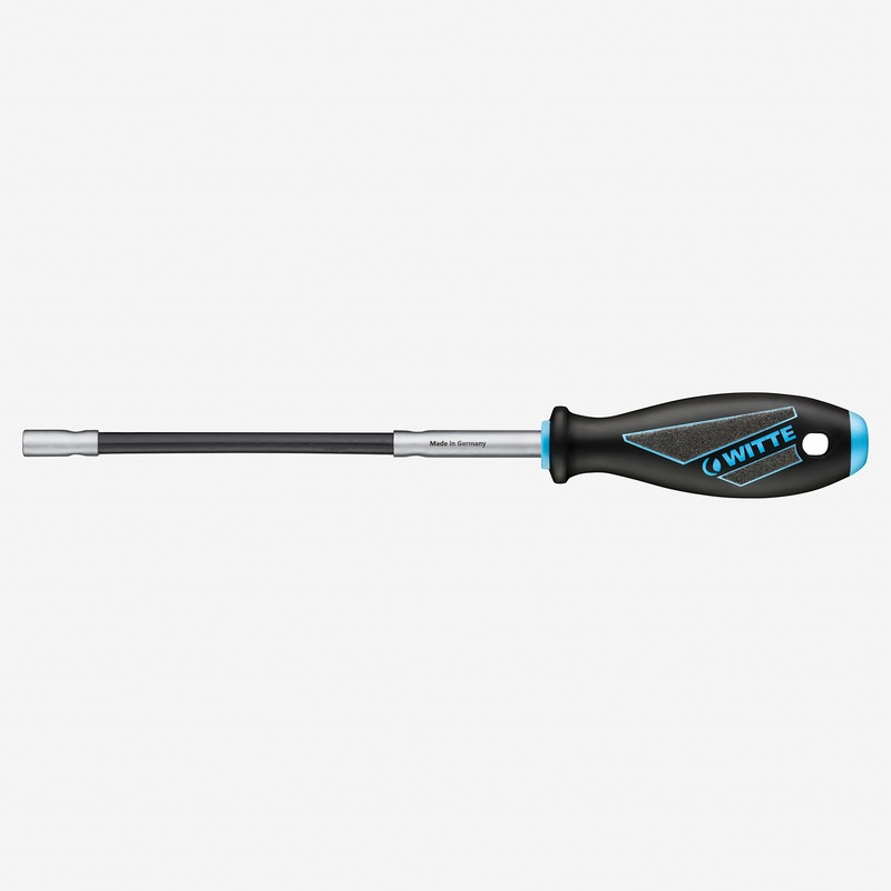 Witte Maxx Plus Metric Nutdriver with Flex Shaft, 5.5 x 210mm
