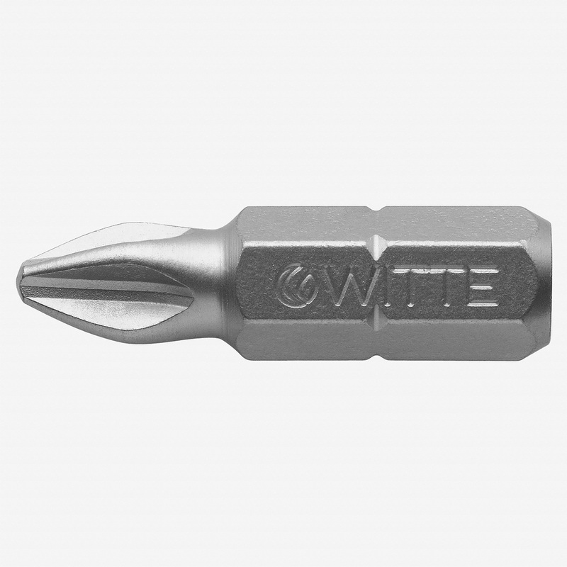 Witte Maxx Stainless Phillips Bit, #1 x 25mm