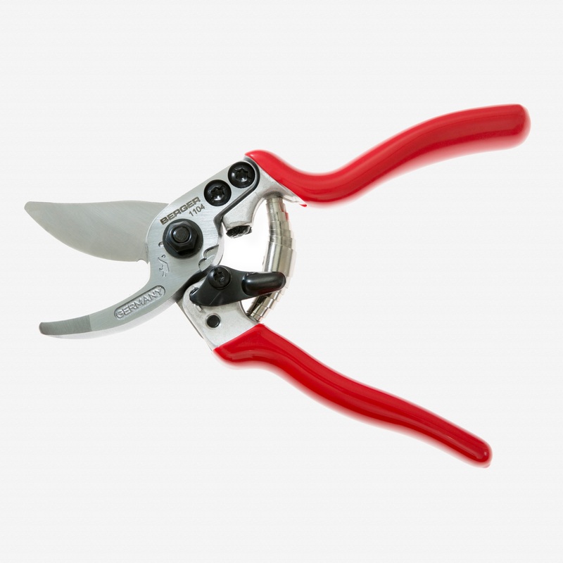 Berger Alu-Line Pruning Hand Shear, 15 Degree Angled, Small, 7.5"