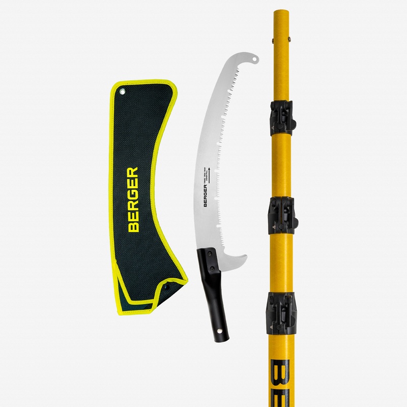 Berger ArboRapid 4-Section Fiberglass Pole Saw Set, 22.3'