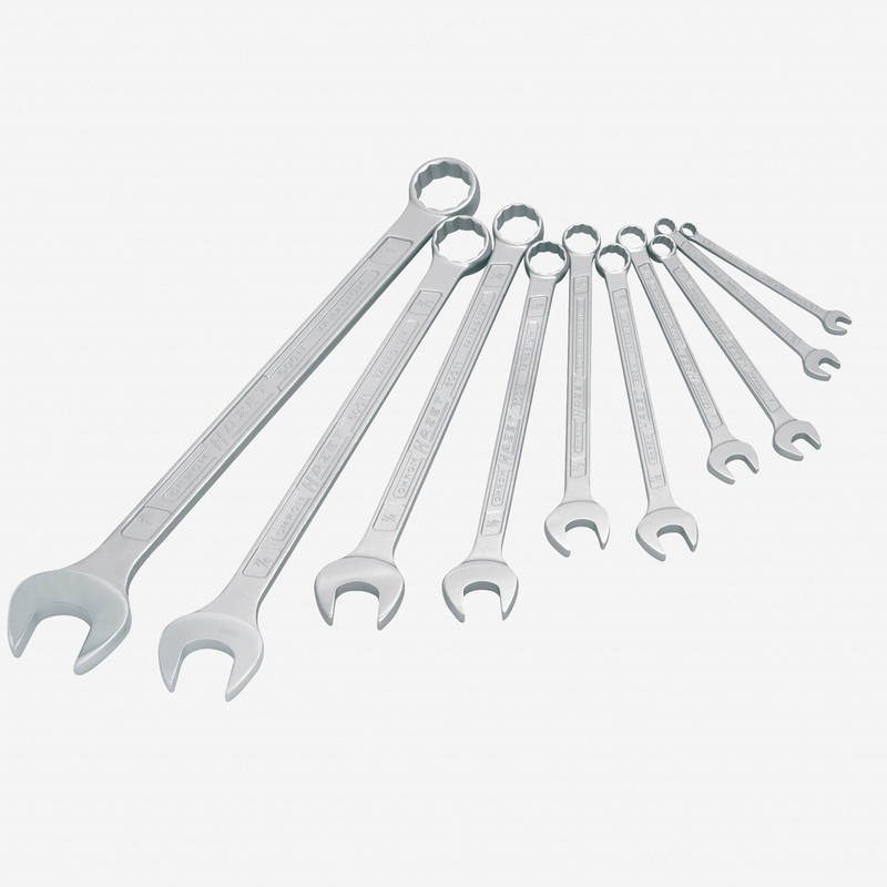 Hazet 600NA/10 12 Point Combination wrench set 10 pc SAE set