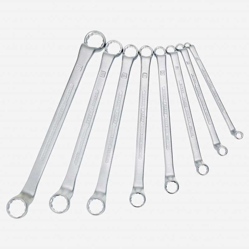 Hazet 630/12 Double box-end wrench offset set 12 pc metric