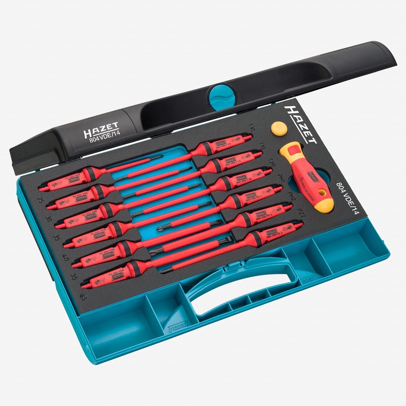 Hazet 804VDE/14 Insulated Screwdriver Blade Set