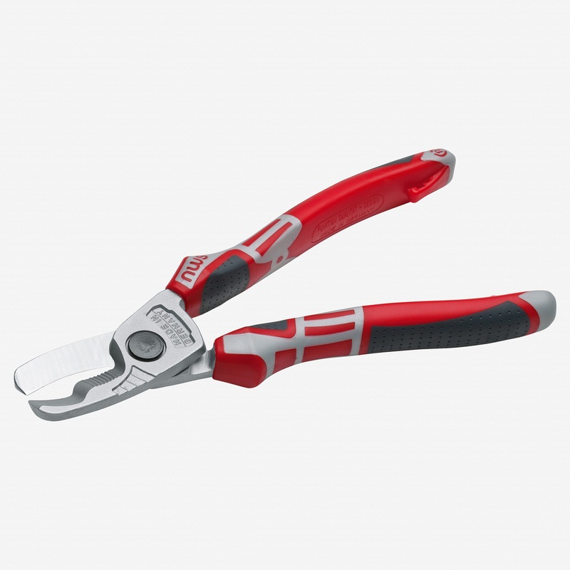 NWS 8.25" Cable Cutter - Matte Chromium - SoftGripp, Tethered Attachment