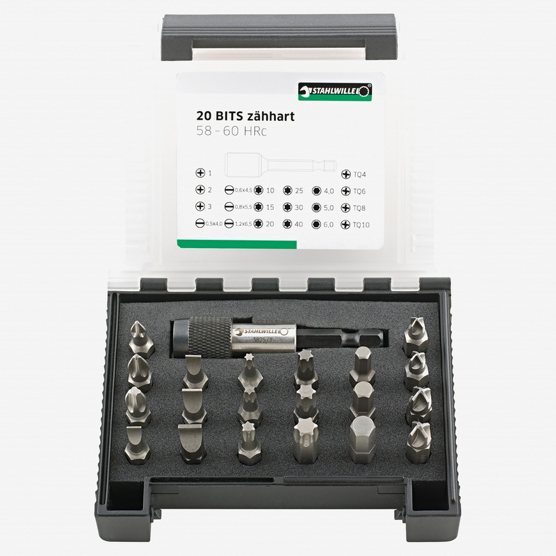 Stahlwille 1204/21-2 BITS Box, 20 Pieces