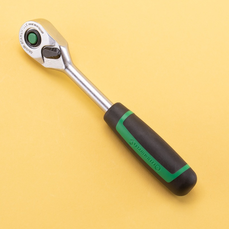Stahlwille 435QR N QuickRelease Ratchet, Fine Tooth, 3/8" Drive