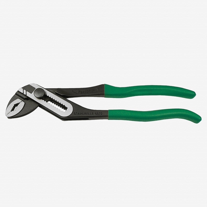Stahlwille 6572 FastGRIP Waterpump Pliers, 180 mm, Dip-Coated