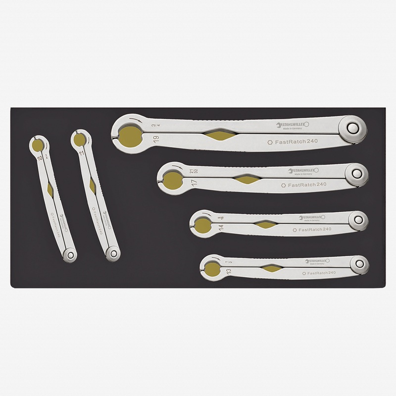Stahlwille TCS 240/6 Ratchet wrenches in TCS inlay