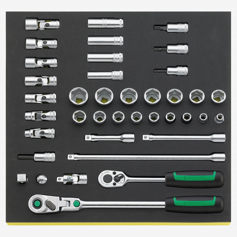 Stahlwille TCS 456/31/8 3/8 tools in TCS inlay