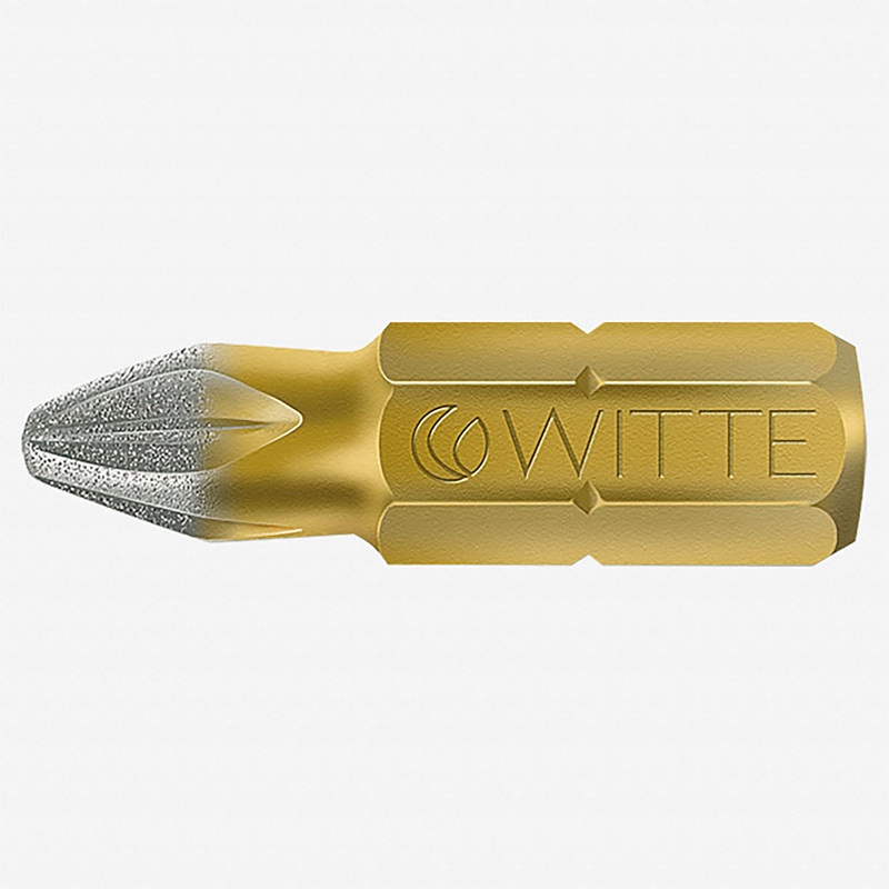 Witte Maxx Diamond Coated Pozidriv Bit, #1 x 25mm