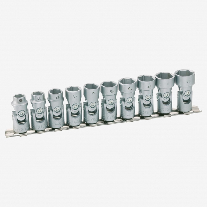 Hazet 880G/10H 10 Pc Joint socket set (6-point) 3/8" Drive