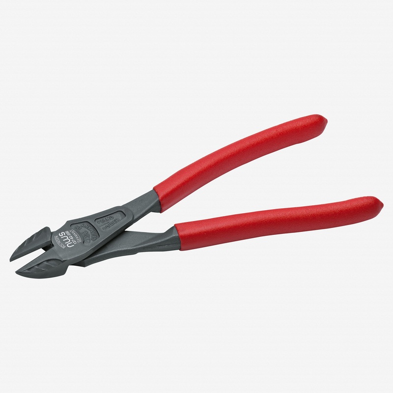 NWS 8" Heavy Duty Side Cutter - TitanFinish - Plastic Grip