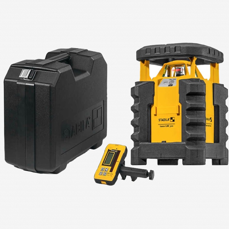 Stabila LAR 300 Rotary Laser Kit, 3 Pieces