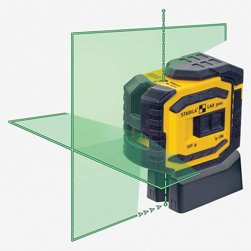 Stabila LAX 300G Green Beam Line/Dots Laser -  5 Beam Layout