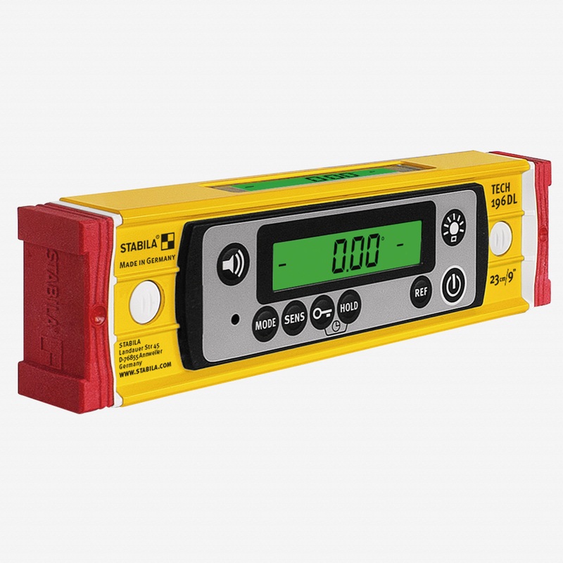 Stabila TECH 196 DL Electronic Spirit Level, 9" / 23 cm
