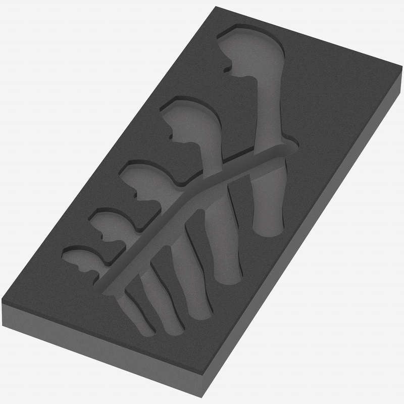 Wera 137332 Foam Insert 6004 Joker Set 1, Empty