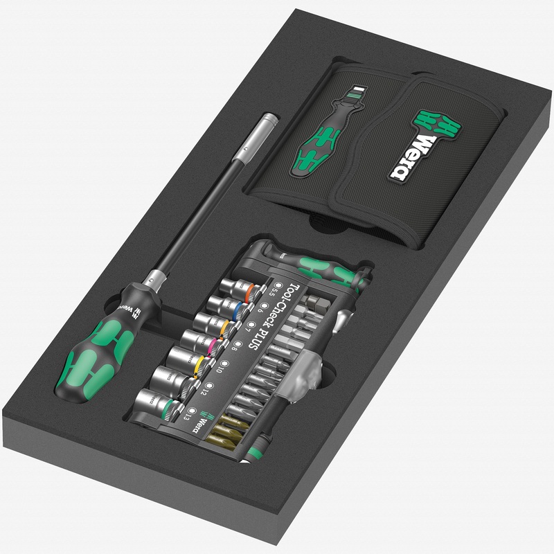 Wera 150150 Foam Insert Kraftform Kompakt and Tool-Check PLUS Set 1, 57 Pieces