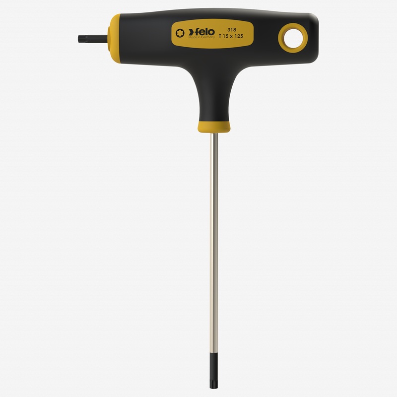 Felo Dual Torx T-Handle, T15 x 125 mm