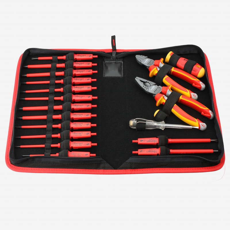 Felo E-smart VDE Insulated Set in Tool Bag, 19 Pieces