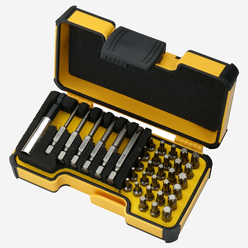 Felo XS-Strongbox Bits 35 Torx with Bitholder, 35 Pieces