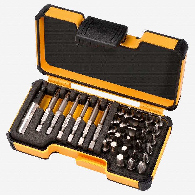 Felo XS-Strongbox Bits 35 with Bitholder, 35 Pieces