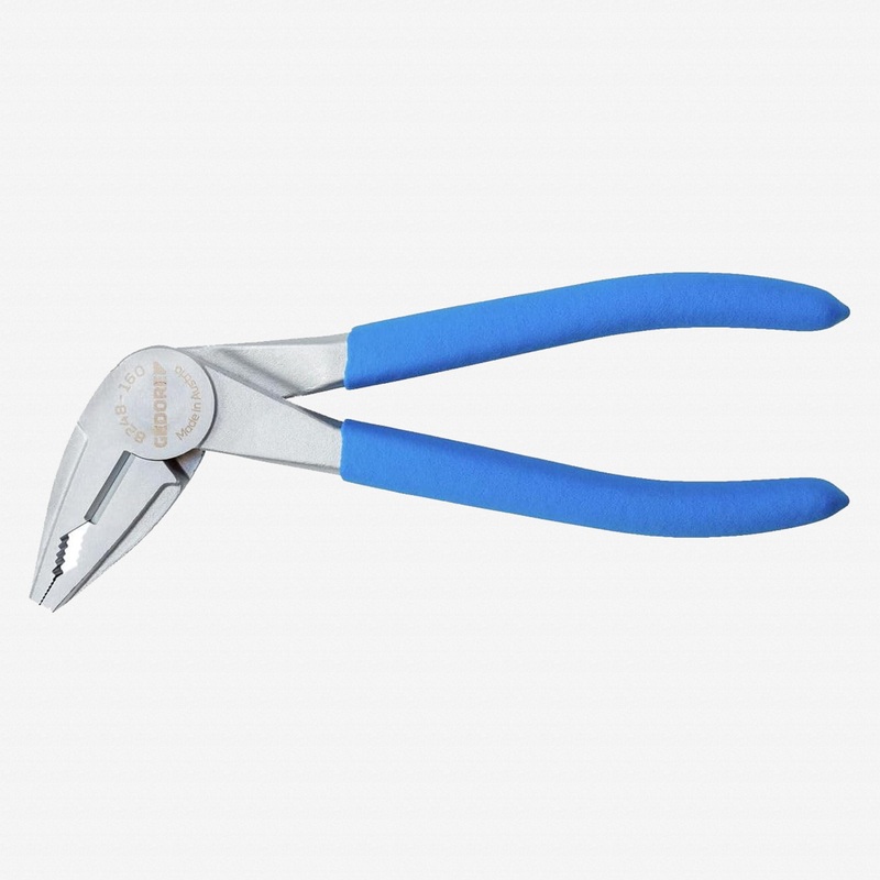 Gedore 8248-160 TC Combination Pliers, Angled, 160 mm, Plastic Grip