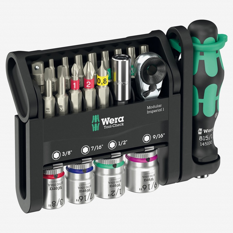 Wera 049001 Tool-Check Modular Imperial 1, 29 Pieces