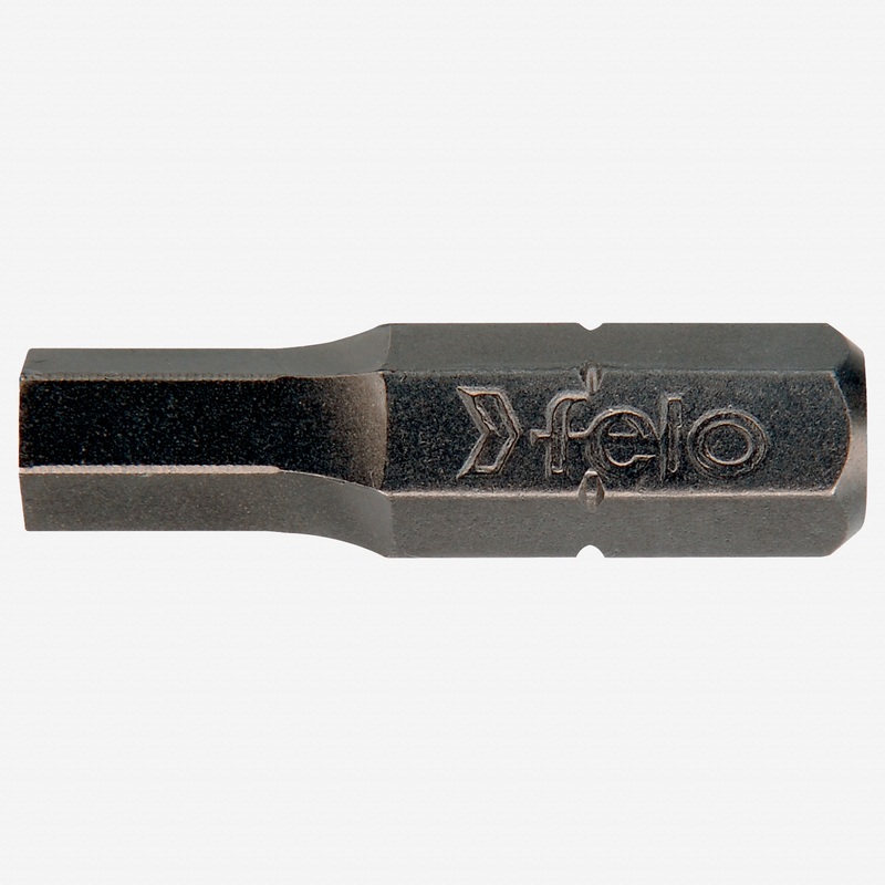Felo Industrial Metric Hex Bit, 2.5 x 25 mm