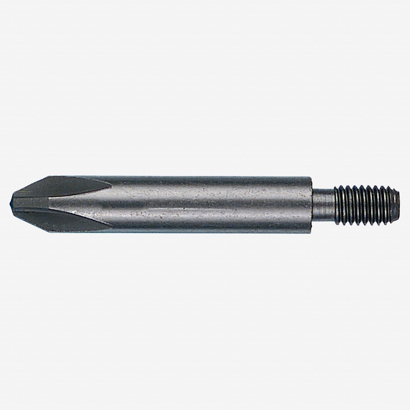 Felo Pozidriv PZ 2 x 44.5 mm Bit, 10/32" Thread Drive