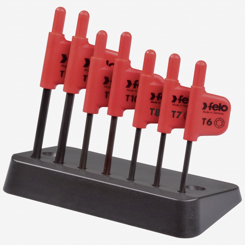 Felo Torx Flagdriver Set, T 6 - T 20, 7 Pieces