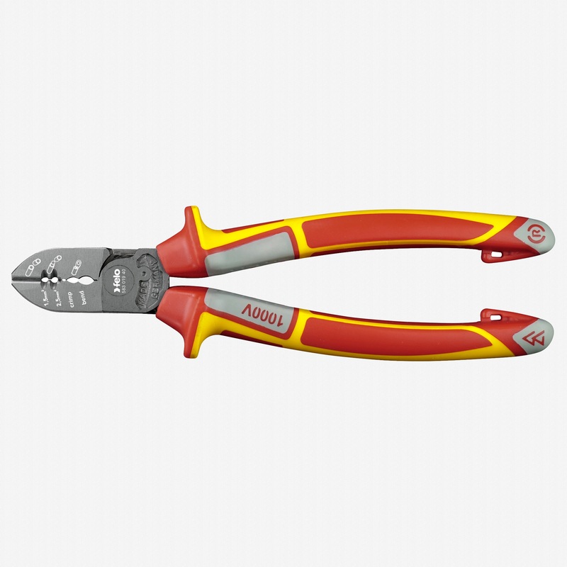 Felo VDE Insulated Electrician's Side Cutters, 190 mm