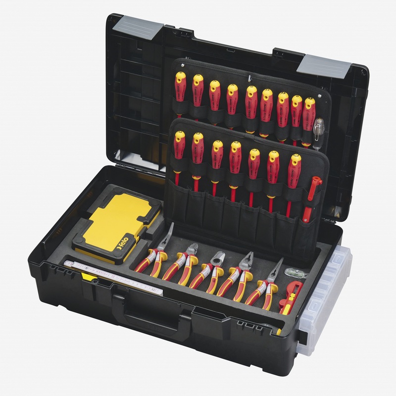 Felo VDE Insulated Ergonic E-Slim Tool Set in XL-Boxx, 78 Pieces