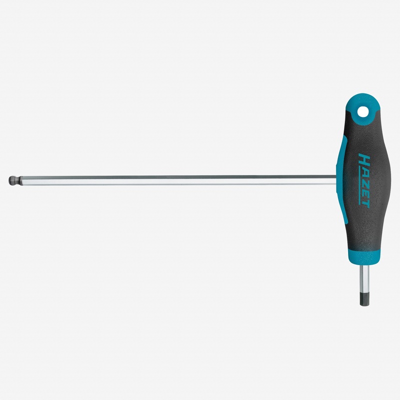 Hazet 829KK-6 Metric 2-Way Ball End T-Handle Hex Driver, 6.0 mm