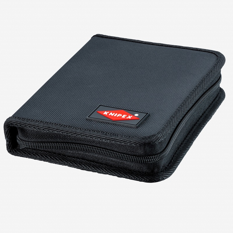 Knipex Electronics Zipper Case with 8 Elastic Loops