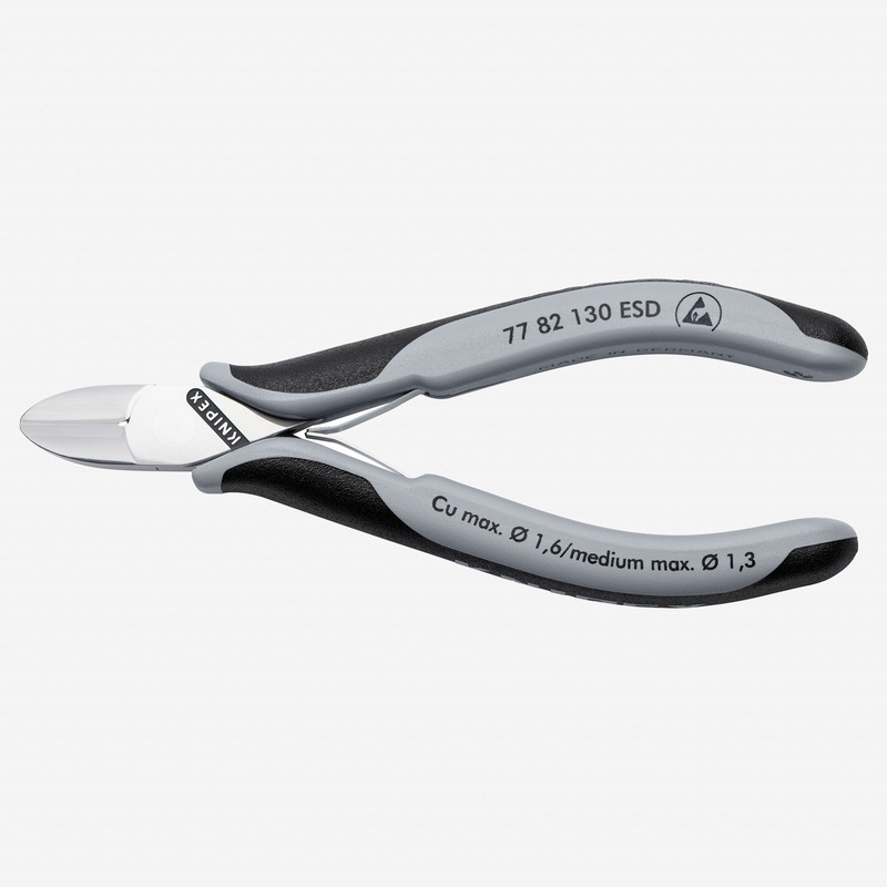 Knipex ESD Electronics Diagonal Cutters, 5 1/4"
