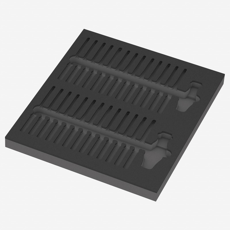 Wera 137351 Foam Insert Kraftform Kompakt VDE Bladedriver Set 1, Empty