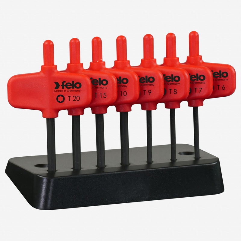 Felo Torx Double Flagdriver Set, T6 - T20, 7 Pieces